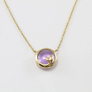 Tiffany & Co.' Paloma Picasso Olive Leaf Amethyst Necklace